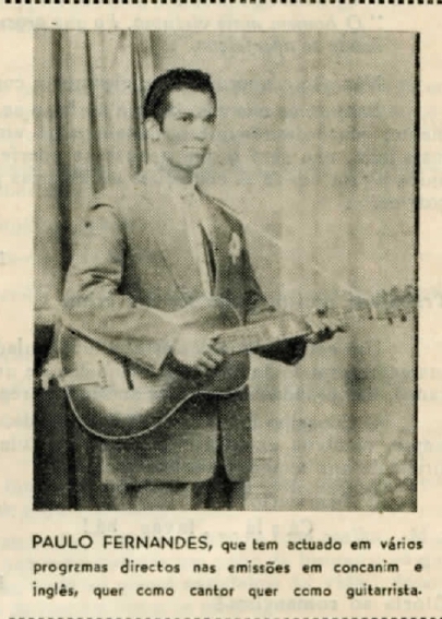 Foto do cantor e guitarrista goês Paulo Fernandes