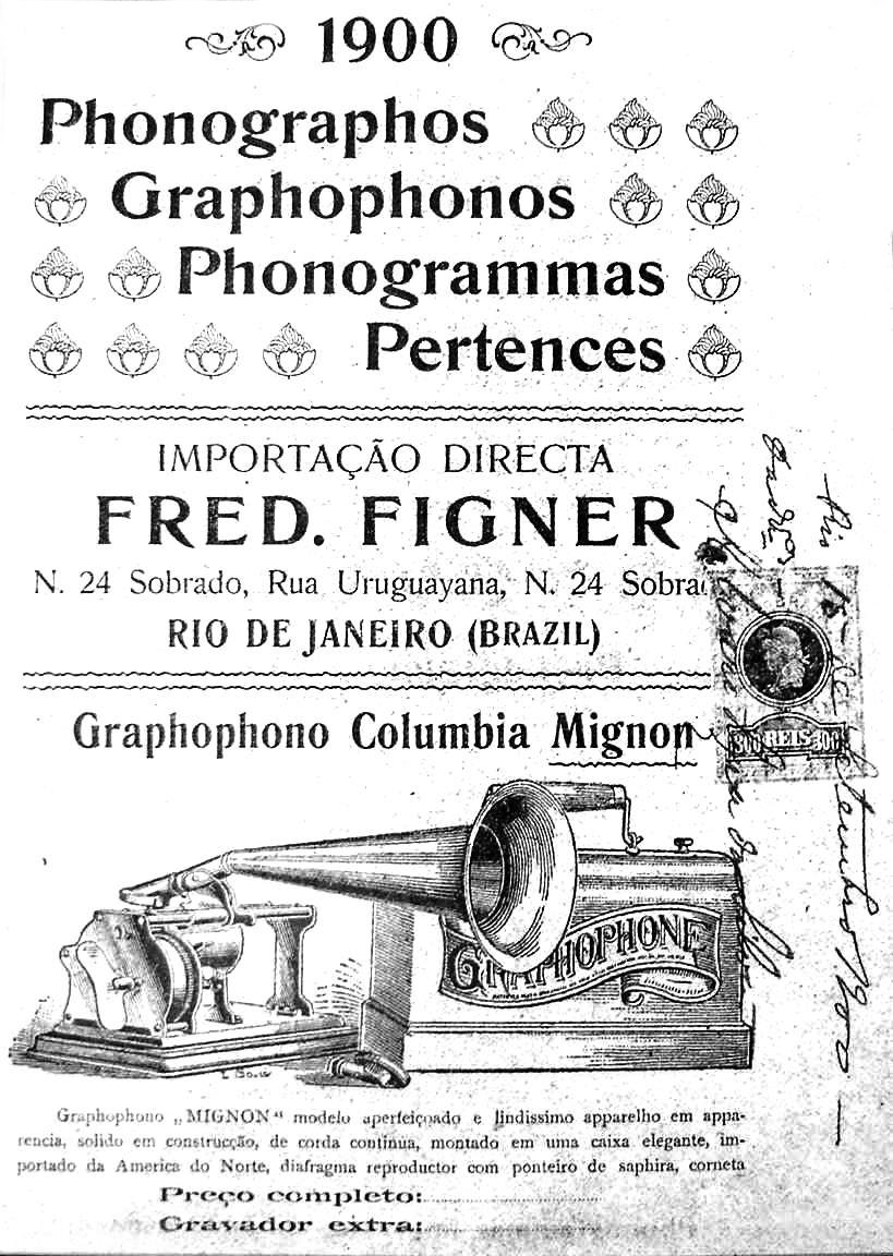 Primeiro catálogo da Casa Edison do Rio de Janeiro, anunciando artigos importados