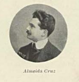 Foto do cantor português Almeida Cruz como parte integrante do elenco da Companhia Taveira publicada na revista Brasil-Portugal em 16/04/1905.